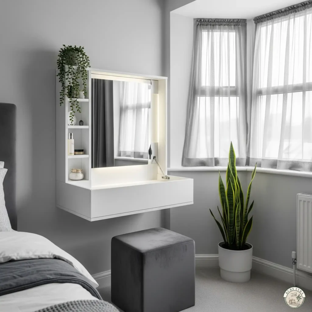 Floating Vanity for an Open Feel