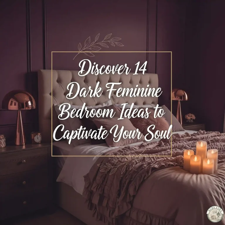 Dark Feminine Bedroom Ideas